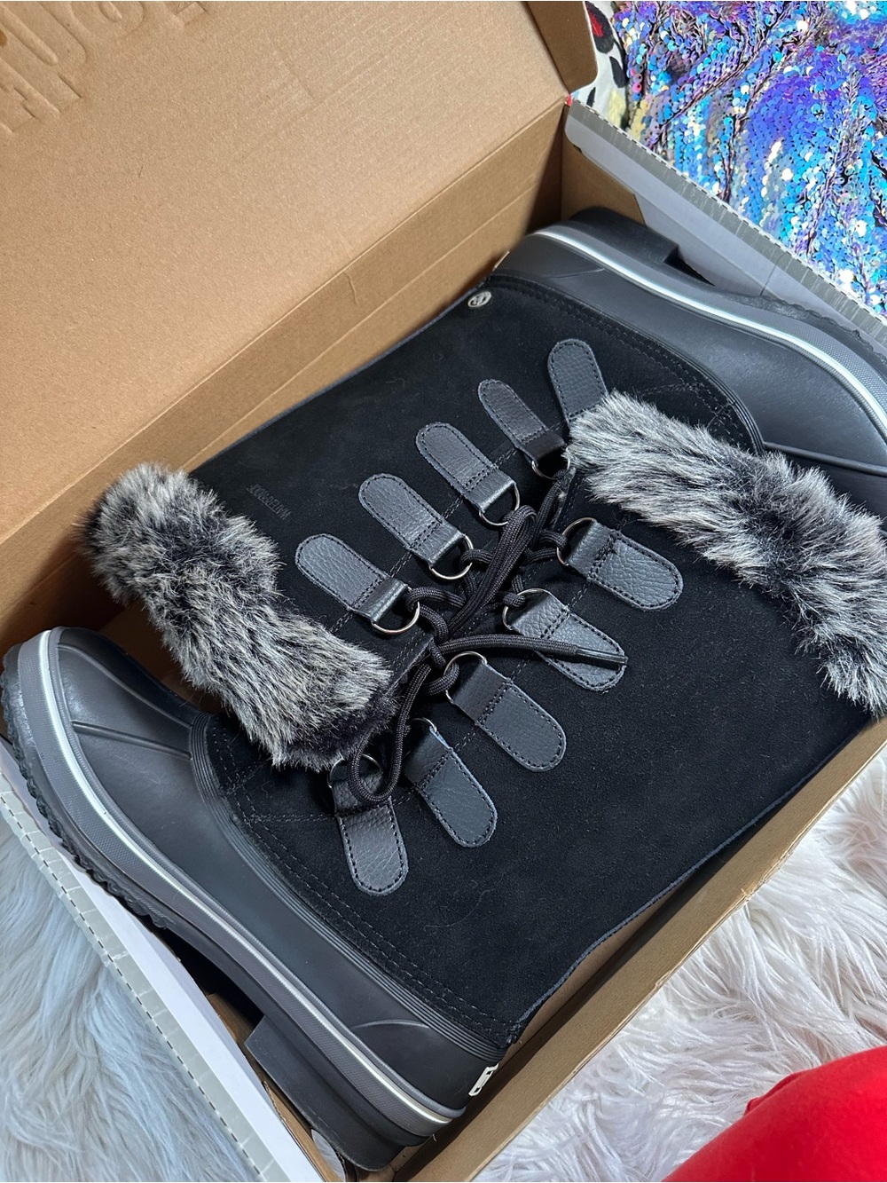 Northside Elements • Tall Waterproof Lace Up Insulated Duck Boots - Picture 8 of 13